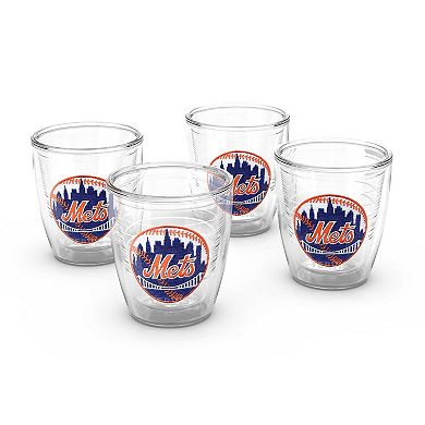 Tervis New York Mets Four-Pack 12oz. Emblem Tumbler Set