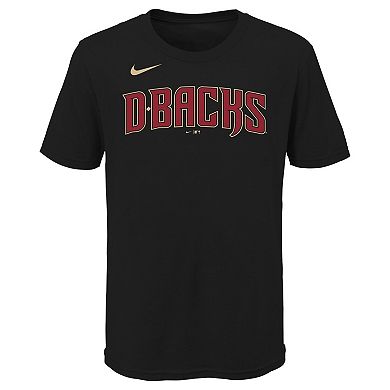Youth Nike Ketel Marte Black Arizona Diamondbacks Name & Number T-Shirt