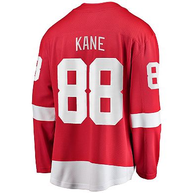 Men's Fanatics Branded Patrick Kane Red Detroit Red Wings Home Breakaway Player Jersey