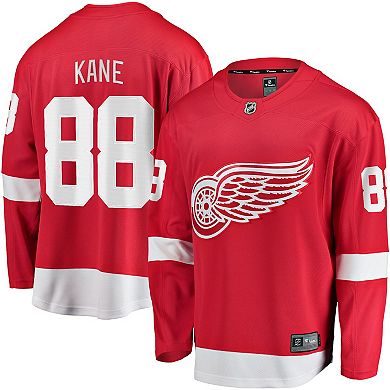 Men's Fanatics Branded Patrick Kane Red Detroit Red Wings Home Breakaway Player Jersey