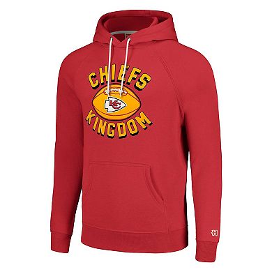 Unisex Homage Red Kansas City Chiefs Hyperlocal Raglan Pullover Hoodie