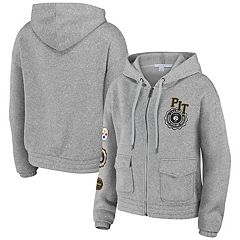 Pittsburgh Steelers Women's Full-Zip Bling Hoodie