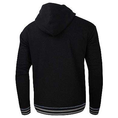 Men's Stadium Essentials Black Golden State Warriors Baseline Pullover Hoodie