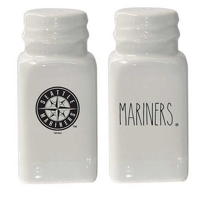 The Memory Company Seattle Mariners Farmhouse Salt & Pepper Shaker Set