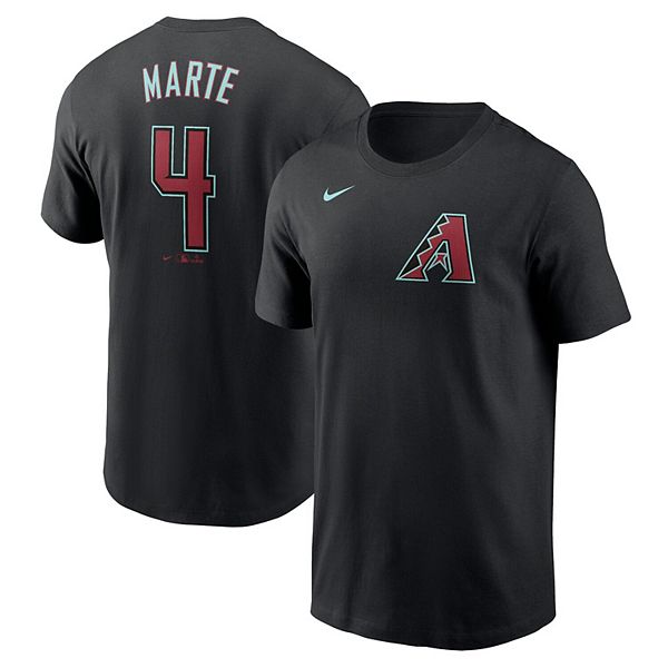 Men's Nike Ketel Marte Black Arizona Diamondbacks 2024 Fuse Name ...