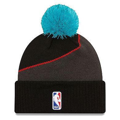 Men's New Era  Black Washington Wizards 2023/24 City Edition Cuffed Pom Knit Hat