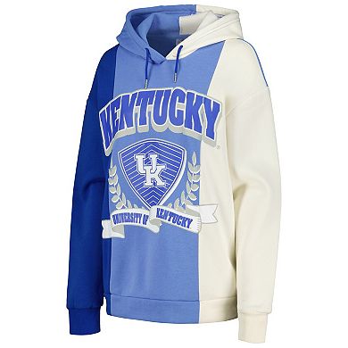Women's Gameday Couture Royal Kentucky Wildcats Hall of Fame Colorblock Pullover Hoodie