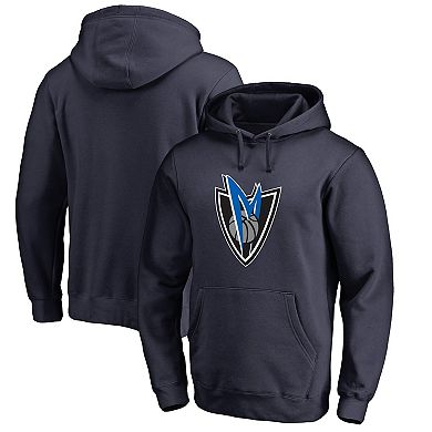 Men's Fanatics Branded Navy Dallas Mavericks Alternate Logo Pullover Hoodie