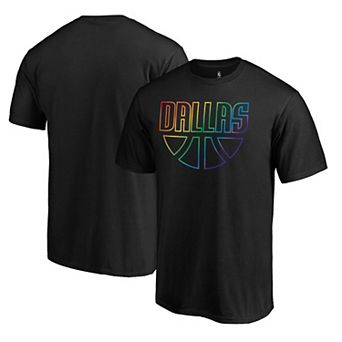 Men's Fanatics Branded Black Dallas Mavericks Team Pride Wordmark T-Shirt