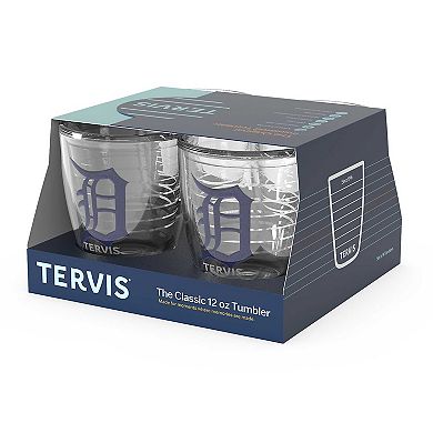 Tervis Detroit Tigers Four-Pack 12oz. Emblem Tumbler Set