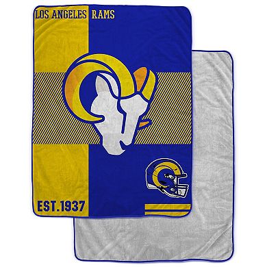 "Pegasus Los Angeles Rams 60"" x 80"" Sherpa Throw Blanket"