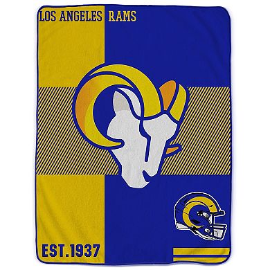 "Pegasus Los Angeles Rams 60"" x 80"" Sherpa Throw Blanket"