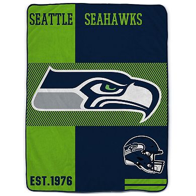"Pegasus Seattle Seahawks 60"" x 80"" Sherpa Throw Blanket"