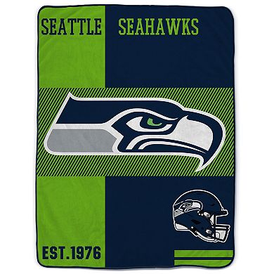 Pegasus  Seattle Seahawks 60" x 80" Sherpa Throw Blanket