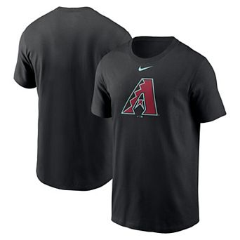 Men's Nike Black Arizona Diamondbacks Large Logo T-Shirt