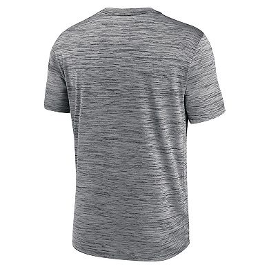 Men's Nike Anthracite Cincinnati Reds Authentic Collection Velocity Practice Performance T-Shirt