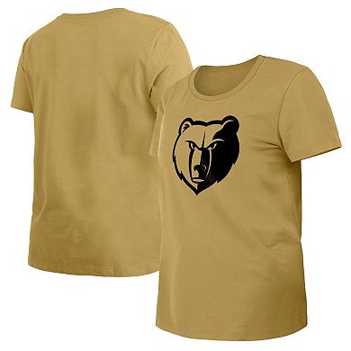 Women's New Era Tan Memphis Grizzlies 2023/24 City Edition T-Shirt
