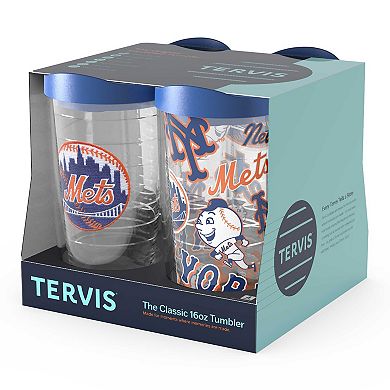 Tervis New York Mets Four-Pack 16oz. Classic Tumbler Set