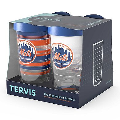 Tervis New York Mets Four-Pack 16oz. Classic Tumbler Set