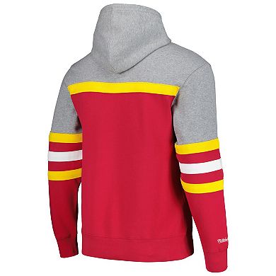 Men's Mitchell & Ness Cardinal USC Trojans Head Coach Pullover Hoodie