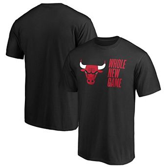 Men's Fanatics Branded Black Chicago Bulls Whole New Game Team T-Shirt