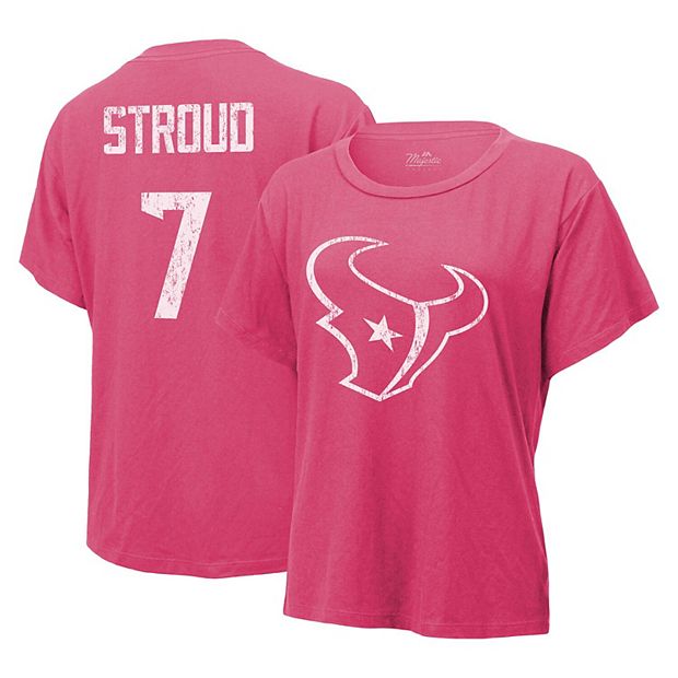 Pink texans jersey on sale