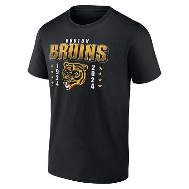 Men's Fanatics Branded Black Boston Bruins Centennial T-Shirt
