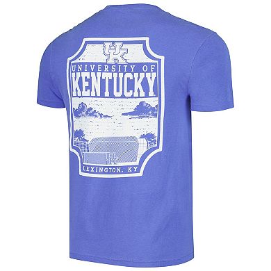 Men's Royal Kentucky Wildcats Campus Badge Comfort Colors T-Shirt