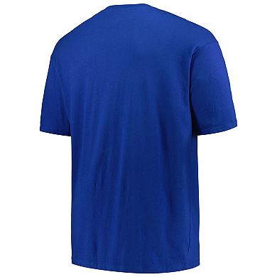 Men's Profile Blue Tampa Bay Lightning Big & Tall Arch Over Logo T-Shirt