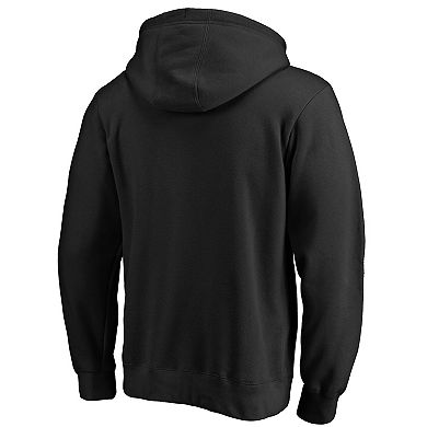 Men's Black Chicago Bulls Victory Arch Pullover Hoodie