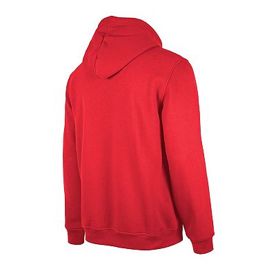 Men's New Era Red Miami Heat Big 2023/24 City Edition Jersey Pullover Hoodie