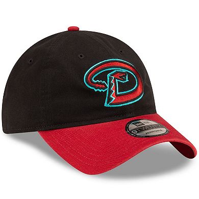 Men's New Era Black/Red Arizona Diamondbacks Road Replica Core Classic 9TWENTY Adjustable Hat