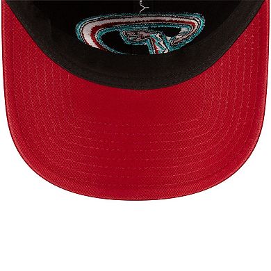 Men's New Era Black/Red Arizona Diamondbacks Road Replica Core Classic 9TWENTY Adjustable Hat