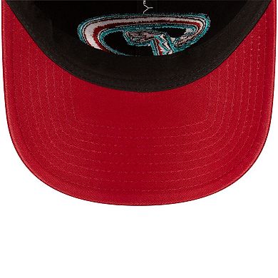 Men's New Era  Black/Red Arizona Diamondbacks Road Replica Core Classic 9TWENTY Adjustable Hat