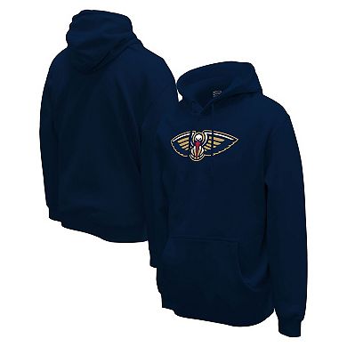 Unisex Stadium Essentials Navy New Orleans Pelicans Primary Logo Pullover Hoodie