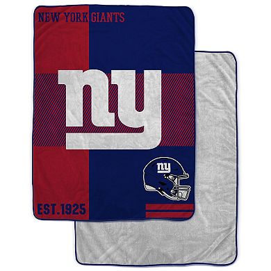 "Pegasus  New York Giants 60"" x 80"" Sherpa Throw Blanket"