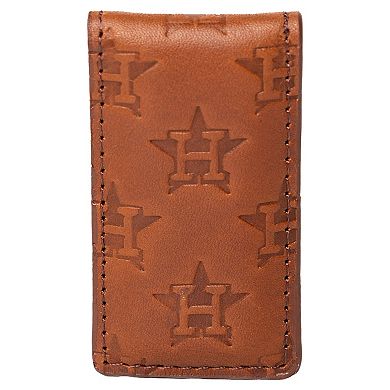 Lusso Brown Houston Astros Sammy Magnetic Money Clip