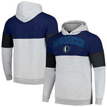 Men's Fanatics Branded Navy/Black Dallas Mavericks Big & Tall Pullover Hoodie