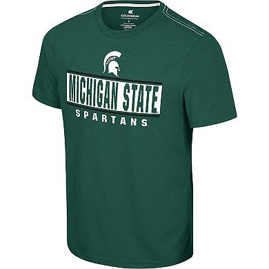 Men's Colosseum  Green Michigan State Spartans No Problemo T-Shirt