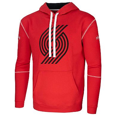 Unisex Red Stadium Essentials Portland Trail Blazers Monument Pullover Hoodie