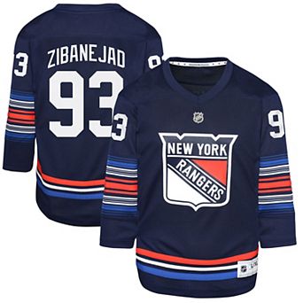 Youth Mika Zibanejad Navy New York Rangers Alternate Replica Player Jersey