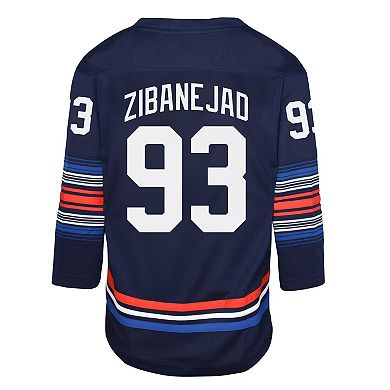 Youth Mika Zibanejad Navy New York Rangers Alternate Replica Player Jersey