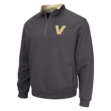 Men's Colosseum Charcoal Vanderbilt Commodores Tortugas Quarter-Zip Jacket