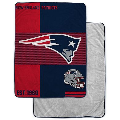 "Pegasus New England Patriots 60"" x 80"" Sherpa Throw Blanket"
