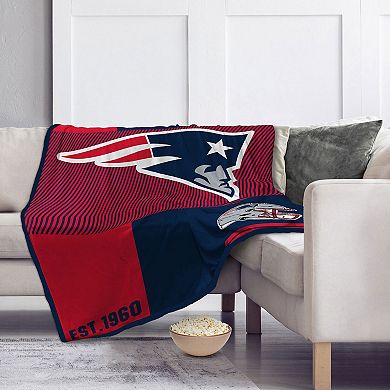 "Pegasus New England Patriots 60"" x 80"" Sherpa Throw Blanket"