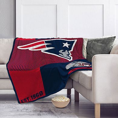 Pegasus  New England Patriots 60" x 80" Sherpa Throw Blanket