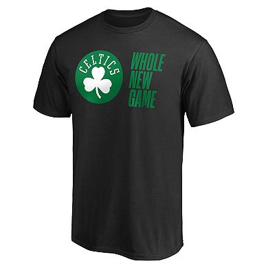 Men's Fanatics Branded Black Boston Celtics Whole New Game Team T-Shirt