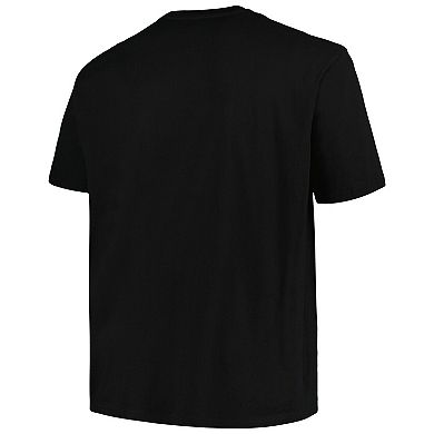 Men's Profile Black Boston Bruins Big & Tall Arch Over Logo T-Shirt