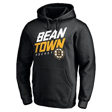 Men's Black Boston Bruins Varsity Collection Pullover Hoodie