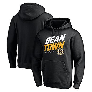 Men's Black Boston Bruins Varsity Collection Pullover Hoodie